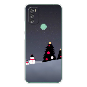 Чехлы на Новый Год Blackview A70 Pro (Снеговички)