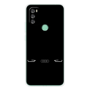 Силиконовый бампер с картинкой машины на Blackview A70 Pro – Силует Audi