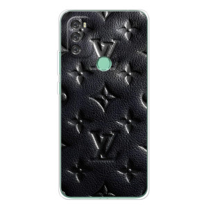 Текстурный Чехол Louis Vuitton для Блэквью А70 Про (Черный ЛВ)