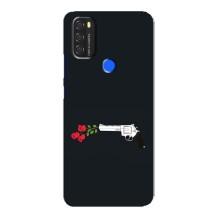 Чехлы (ART) Цветы на Blackview A70 (VPrint) (Неожиданные цветы)