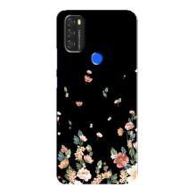 Чехол для Блеквью А70 - с принтом (Дизайнерские) (AlphaPrint) (Маленькие цветы)
