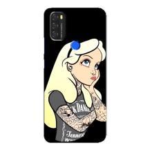 Чехол с печатью для Blackview A70 - (Мода) (AlphaPrint) (Девочка в тату)