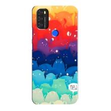Чохол на Blackview А70 з Котиками (VPrint) (Mew)