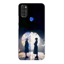 Чехлы Венсдей на Blackview A70 Уэнсдей (AlphaPrint) (Уэнздей и Инид)