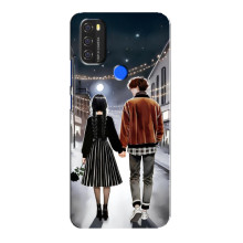 Чехол с дизайном Венздей 2 на Blackview A70 – Уэнсдей и Тайлер