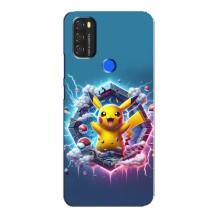 Чехол с Пикачу на Blackview A70 – Лого Пикачу
