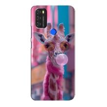 Чохол з принтом стильні тварини для Blackview А70 (Стильна жирафа)