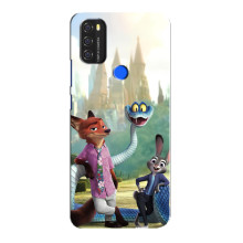 Чохол Зоотрополіс на Blackview A70 – Нік Джуді і змія