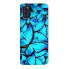 Силиконовый бампер с картинкой животных для Blackview A70 (Крылья бабочек)