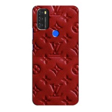 Текстурный Чехол Louis Vuitton для Blackview А70 – Красный ЛВ