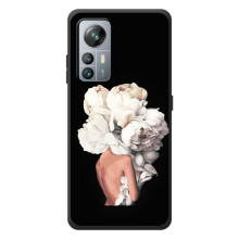 Чехлы (ART) Цветы на Blackview A85 (VPrint) (Білі квіти)