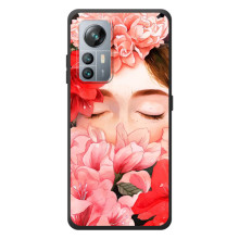 Чехлы (ART) Цветы на Blackview A85 (VPrint) (Очі в квітах)