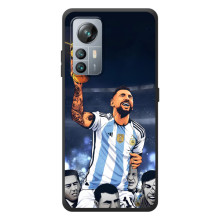 Чехлы для Blackview A85 (Leo чемпион) (AlphaPrint) (Месси с кубком)