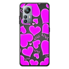 Чехлы для любимой на Блеквью А85 (VPrint) (Pink hearts)