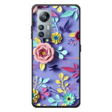 Чохли з квітами для Blackview A85 (VPrint) (Дизайн квітів)