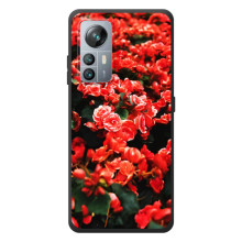 Чохли з квітами для Blackview A85 (VPrint) (Квіти червоні)