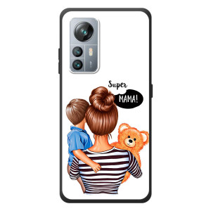 Чехол с печатью для Blackview A85 - (Мама с ребенком) (AlphaPrint)