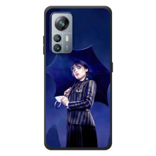 Чохол з картинкою Венсдей на Blackview A85 – Венсдей з парасолькою