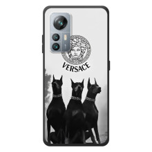 Чохли VERSACE для Чорнов'ю А85 (PREMIUMPrint) (Доберман Версаче)