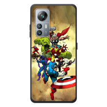 Чехол МАРВЕЛ для Блеквью А85 (AlphaPrint) – Герои Марвел