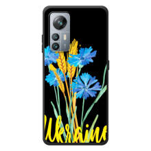 Чехол на Blackview A85 Украинский дизайн (Ukraine в цветочках)