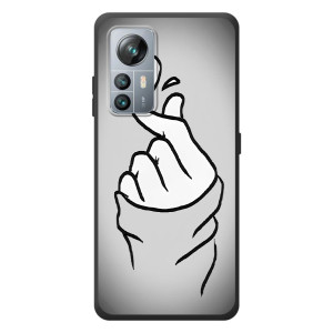 Чохол з принтом для Blackview A85 (AlphaPrint - Знак сердечка)
