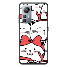 Бампер з зображенням Котиків для Бlаckview А85 (Новорічні котики)