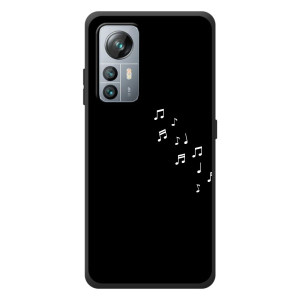 Чехол с картинками на черном фоне для Blackview A85 – Ноты