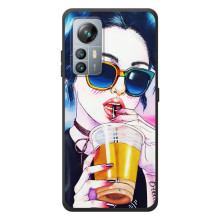 Чохол з картинкою Модні Дівчата Blackview A85 (Дівчина з коктейлем)