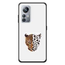 Чохол з леопардовим принтом на Blackview A85 – Леопард на білому
