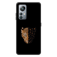 Чохол з леопардовим принтом на Blackview A85 – Леопард на чорному