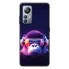 Чехол с Обезьянами Blackview A85 - (AlphaPrint) – Стильная обезьяна