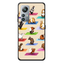 Чохол з Прикольним Принтом на Blackview A85 (Йога свинок)