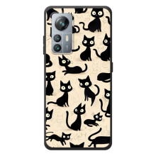 Чехол с рисунком кот на Blackview A85 (Черные коты)