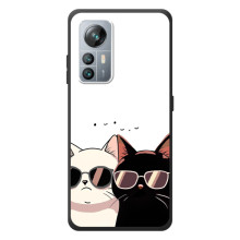 Чехол с рисунком кот на Blackview A85 (Коты в очках)