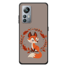 Чехол с принтом лисички на Блэквью А85