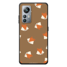 Чехол с принтом лисички на Блэквью А85 (Маленькие лисички)