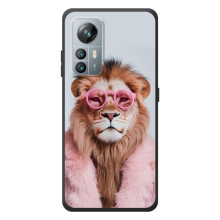 Чохол з принтом стильні тварини для Чорнов'ю А85 (Лев в окулярах)
