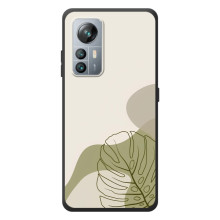 Силиконовый чехол с принтом в цветах на Blackview A85 – Монстера зелёная