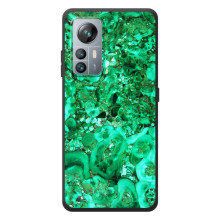 Мраморный чехол на Blackview A85 (VPrint) (Салатный Мрамор)