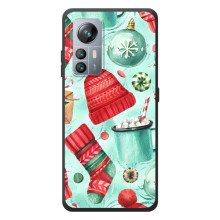 Новогодние Чехлы для Блеквью А85 (VPrint) (Одежда НГ)