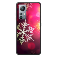 Новогодние Чехлы для Блеквью А85 (VPrint) (Снежинка)