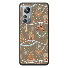 Новогодние, Праздничные Чехлы для Blackview A85 - 2024 год – Новогодние пряники