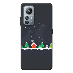 Силиконовый бампер на рождество для Blackview A85 – Город зимний