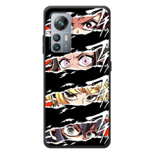 Силіконові чохлі з очіма Anime для Бlаckview А85 – Очі на чорному