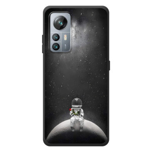 Силиконовый Чехол с принтом "Космонавты" на Blackview A85 – Космонавт романтик