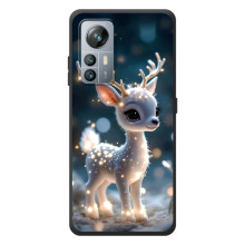 Яркий чехол для Blackview A85 с Зимними Оленятами (Блистающий оленёнок)