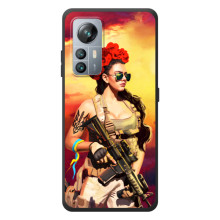 ЗСУ Чохли (TPU) для Blackview A85 (Жінка солдат)