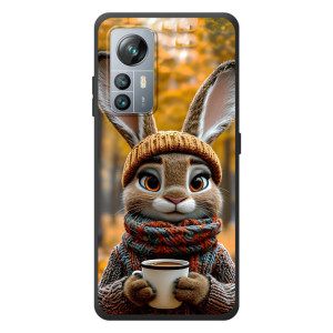 Печатный чехол «Зверята с кофе» для Blackview A85 – Зайчик с кофе