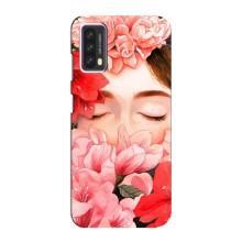 Чехлы (ART) Цветы на Blackview A90 (VPrint) (Очі в квітах)